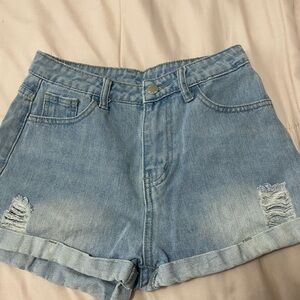 Blue Jean Shorts